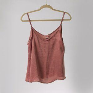 EASTNWEST LABEL Rose Satin Tank